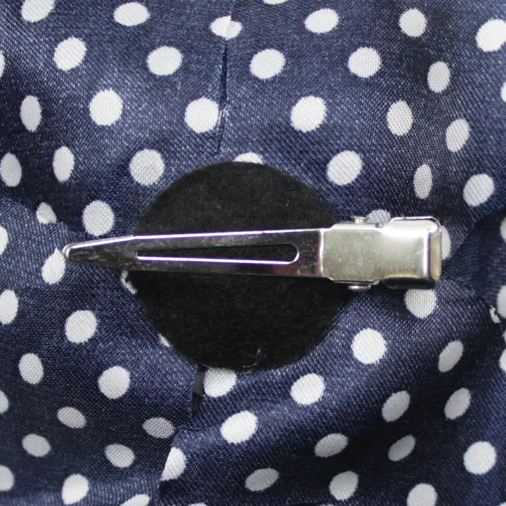 Polka Dot Rose Hair Clip by Sourpuss