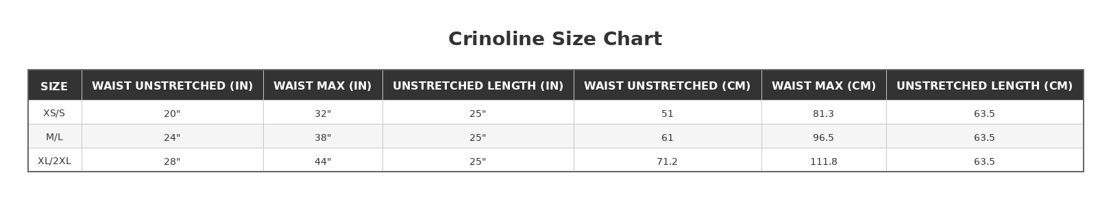 Crinoline Skirt