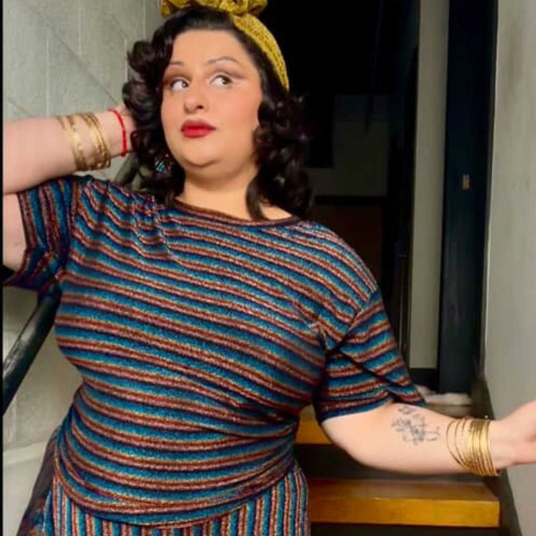 Frankie Top in Rainbow Sparkle