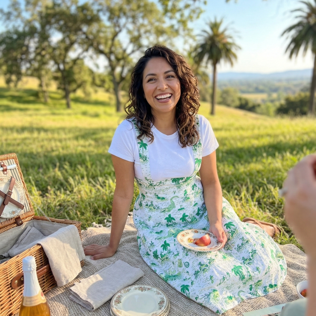 Jumper Circle in Neverland Print - SAMPLE