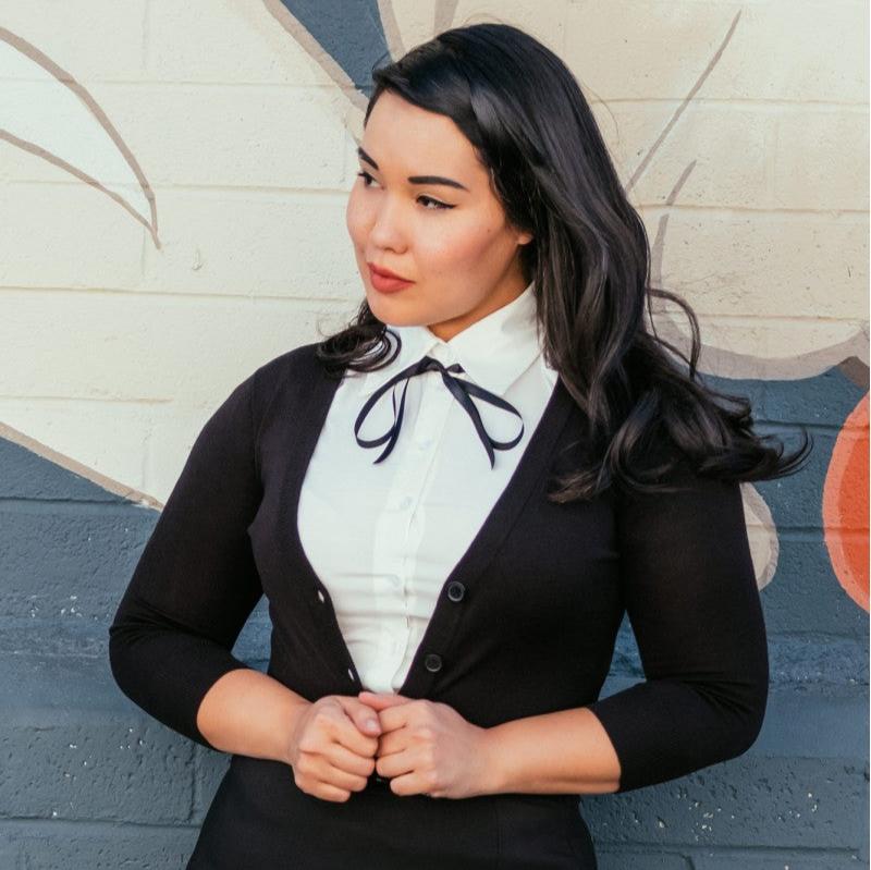 Retro Cropped Cardigan