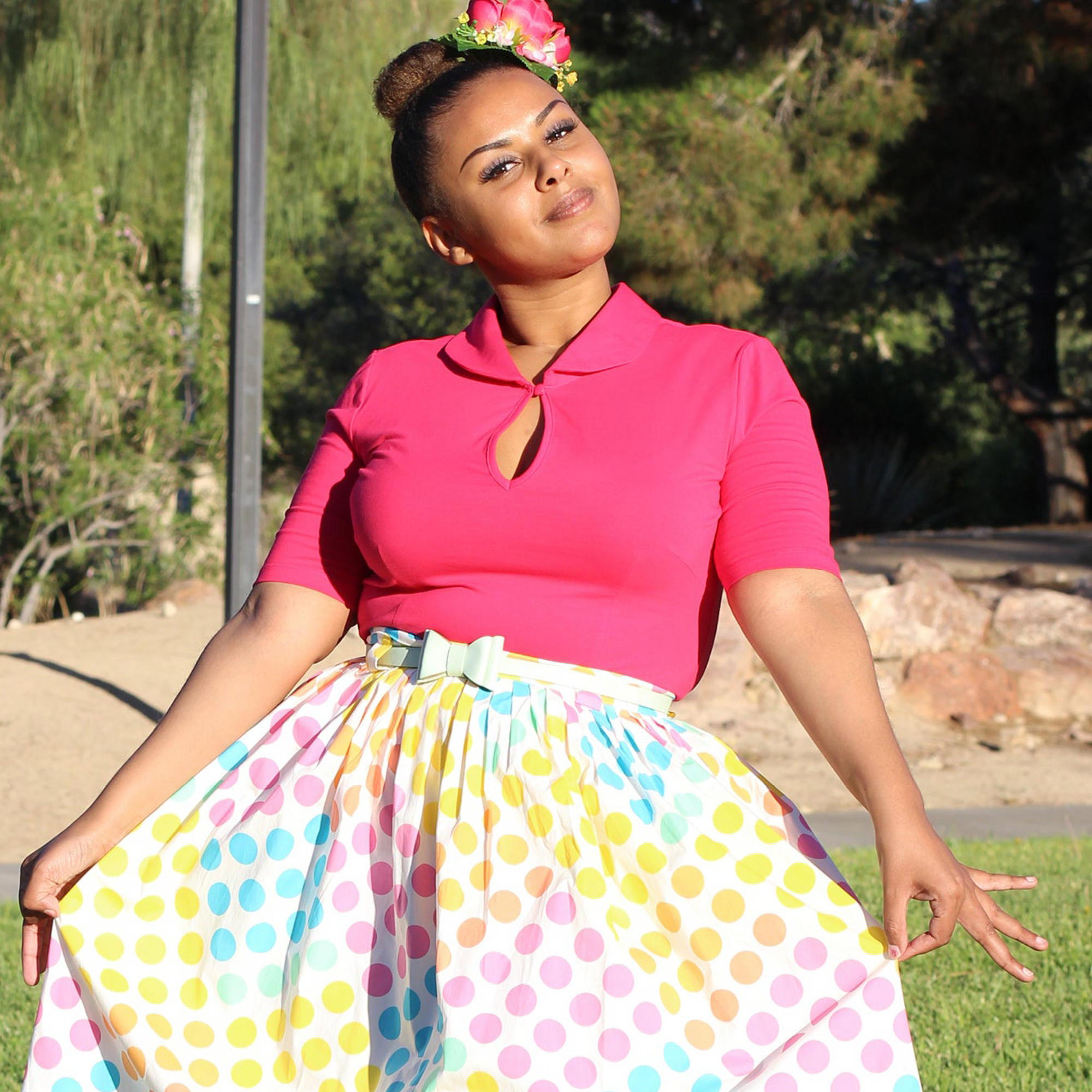 Keynote Blouse with Peter Pan Collar - Assorted Colors